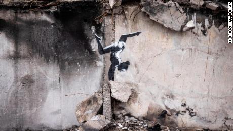 Banksy unveils mural in Ukrainian town liberated from Russians