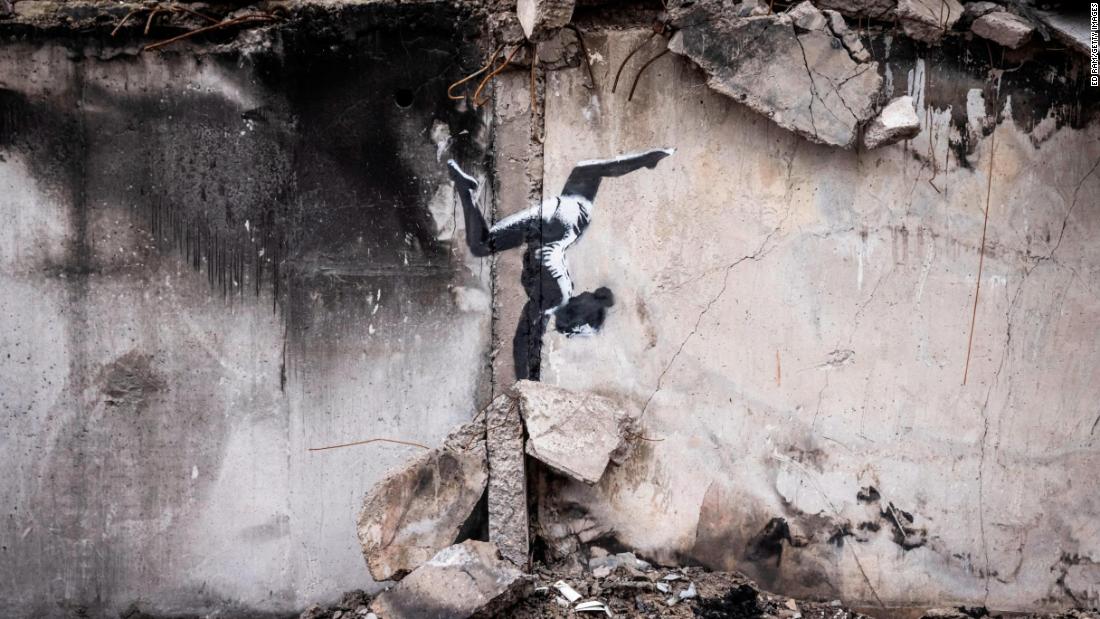 People speculated Banksy was in Ukraine. His mural in a liberated town confirms it