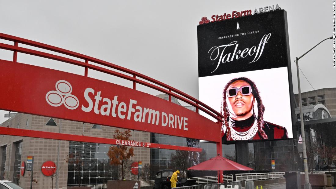 Thousands of fans honor life of Takeoff at funeral in Atlanta