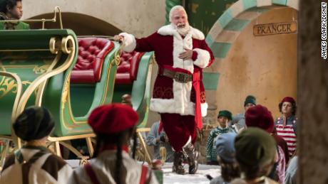 Tim Allen dons his suit again in the Disney+ series &quot;The Santa Clauses.&quot;