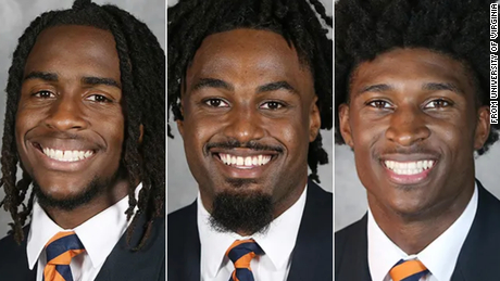 Devin Chandler, D&#39;Sean Perry and Lavel Davis Jr. were killed on the University of Virginia main campus.