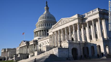 The US Capitol in Washington, DC, on November 14, 2022. 