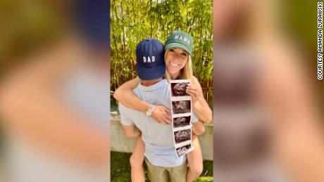 Amanda Zurawski became pregnant after a year and a half of fertility treatments.