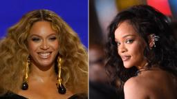 221115082509 rihanna beyonce split hp video Rihanna would like Beyoncé to model for Savage X Fenty