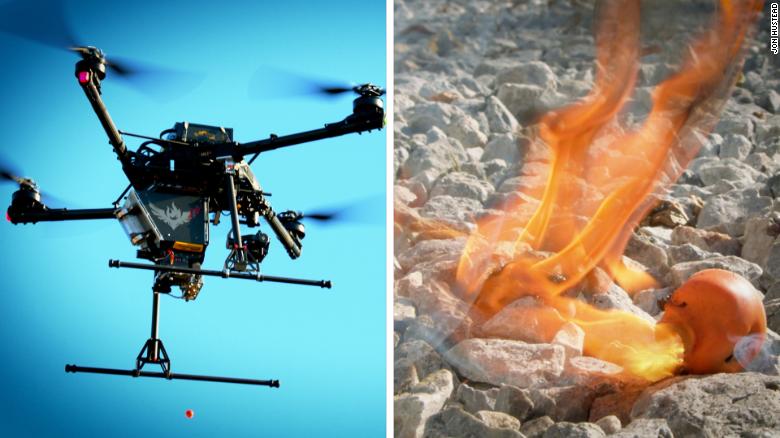 'We call these dragon eggs': Company drops fireballs to prevent wildfires