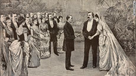 Cleveland and Frances Folsom&#39;s wedding in June of 1886 was the only marriage of a sitting president in the White House. She was 21 and had been his ward.