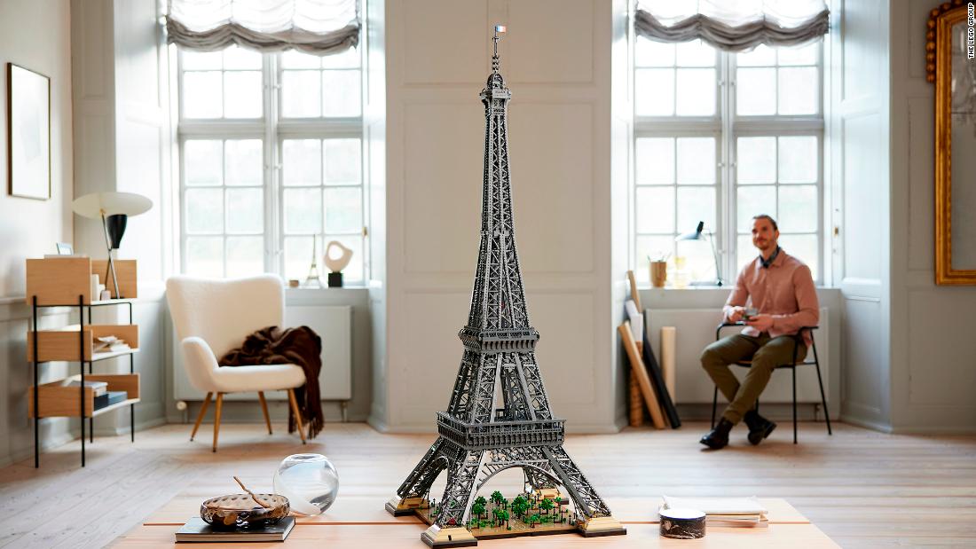 Huge Eiffel Tower is Lego’s tallest ever set