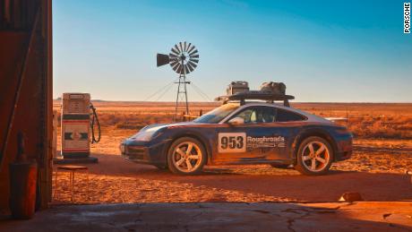 The 911 Dakar rides about two inches higher off the ground than a regular 911 sports car.