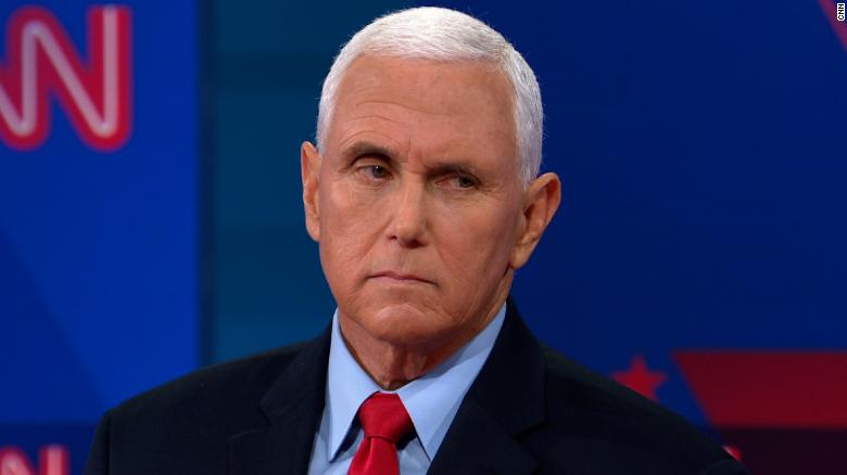 Mike Pence reacts to video showing his family fleeing to safety