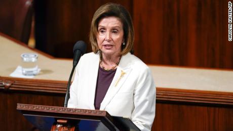 House Speaker Nancy Pelosi of Calif., speaks on the House floor at the Capitol in Washington Thursday, Nov. 17, 2022. 