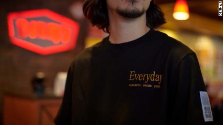 Denny&#39;s Black Friday T-shirt acts as a &quot;wearable coupon&quot; customers can use to redeem a free breakfast meal every day for a year.