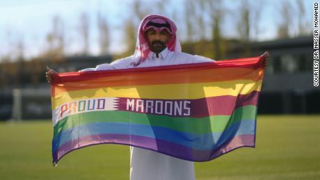 Dr. Nasser &quot;Nas&quot; Mohamed created a group for LGBTQ Qatari football fans, the Proud Maroons, to raise awareness about persecution, garner support from allies and increase the community&#39;s visibility.