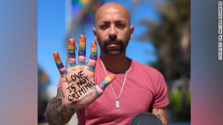 Same-sex relationships are illegal in Qatar. &quot;I had to leave to be me,&quot; Mohamed says. 