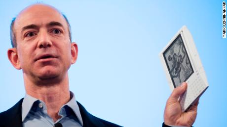 Jeff Bezos, founder and former CEO of Amazon, introduced the Kindle on November 19, 2007.