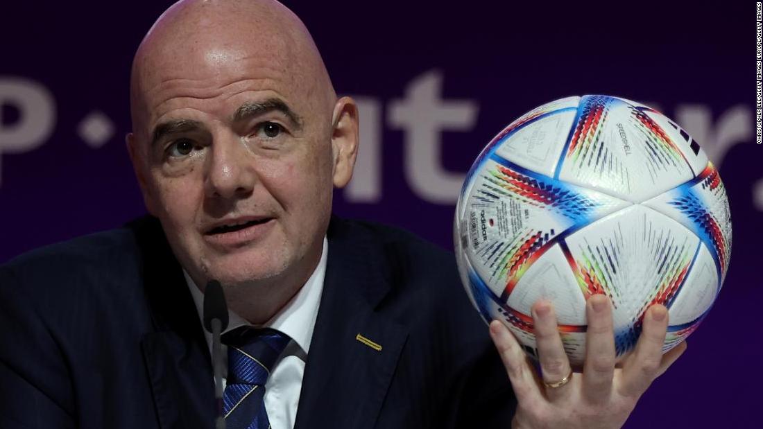 FIFA president scolds critics of World Cup, Qatar in hour-long diatribe