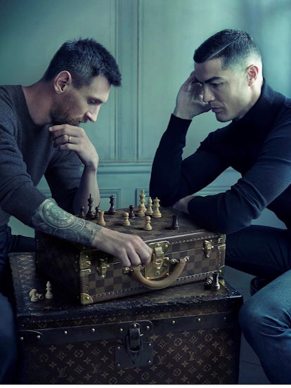 Legendaria partida de ajedrez entre Cristiano Ronaldo y Lionel
