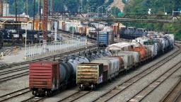 221121100006 freight cars hp video Largest railroad union rejects labor deal, raising risk of a crippling strike
