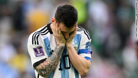 Messi scored the opening goal but could do little to stop Argentina from falling to defeat.