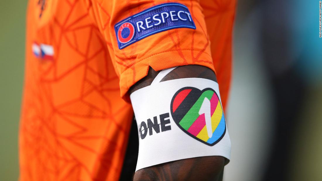 FIFA said players sporting the 'OneLove' armband would receive yellow cards. Then European politicians began to wear it