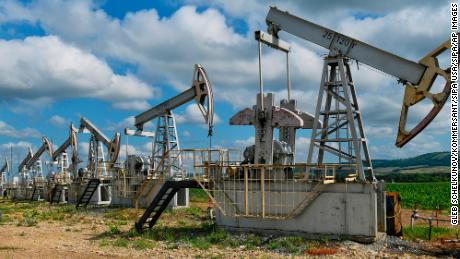 The Romashkinskoye oil field operated by Tatneft in Tatarstan, Russia.