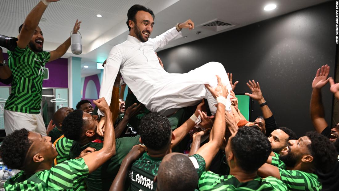 Saudi Arabia’s sports minister weighs in on team’s historic World Cup victory – CNN Video