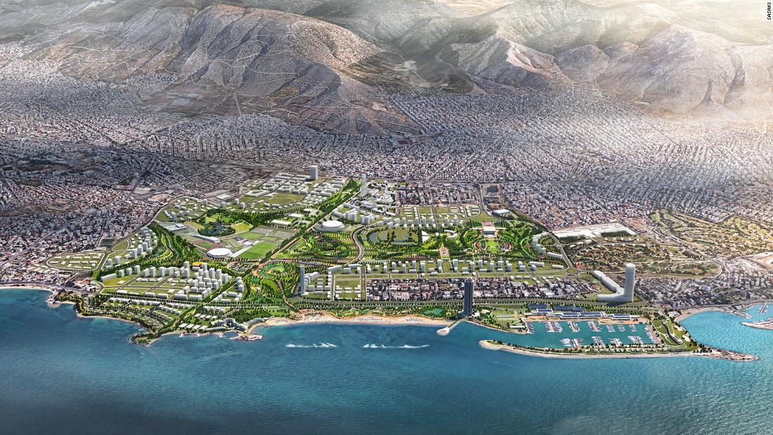 Abandoned Greek airport to be transformed into a 600-acre coastal park
