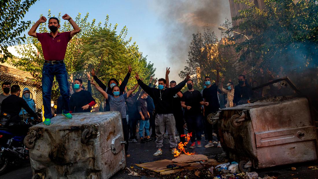Iran protests UN rights chief says full-fledged crisis underway in Iran image photo