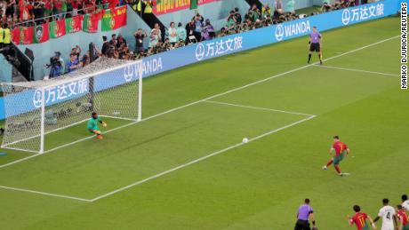 Ronaldo made history from the penalty spot on Thursday. 
