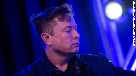 Elon Musk, founder of SpaceX, waits to speak during the Satellite 2020 at the Washington Convention CenterMarch 9, 2020, in Washington, DC. 