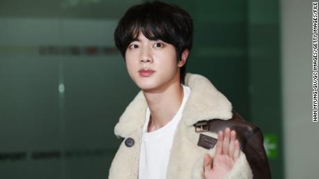 SEOUL, SOUTH KOREA - NOVEMBER 21:  Jin of boy band BTS is seen on departure at Gimpo International Airport on November 21, 2019 in Seoul, South Korea. (Photo by Han Myung-Gu/GC Images)