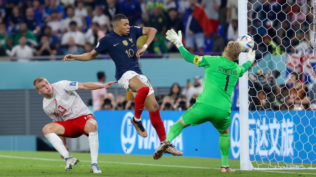 Kylian Mbappé scores his second goal on November 26, leading France to a 2-1 victory over Denmark. The win ensured that France, the tournament&#39;s defending champions, would be the first team to qualify for the knockout stage.