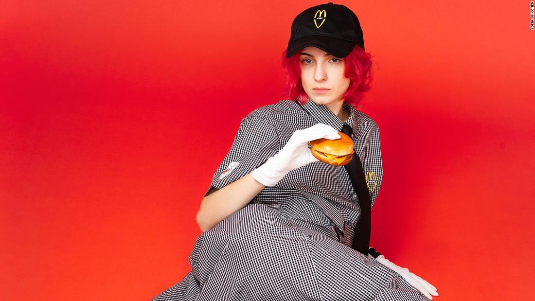 Finnish brand upcycles McDonalds uniforms into high fashion