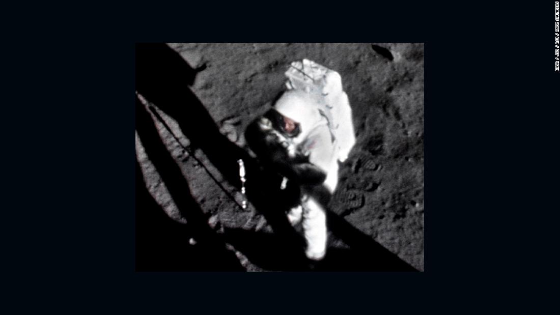 Saunders&#39; first restored image, released on the 50th anniversary of Apollo 11, provided the world with the first clear picture of Neil Armstrong on the moon. &quot;&#39;The detail in it: we can see his face, you can see his eyelid, it&#39;s recognizably him,&quot; Saunders said. &quot;That image that I&#39;d always felt was missing from the history books was finally sitting there on my screen and that&#39;s when I thought, &#39;No one&#39;s ever seen this in this detail, so I need to share it.&quot;