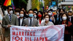 221130020336 tokyo same sex marriage 221130 hp video Japan court rules same-sex marriage ban is constitutional, but activists see a silver lining