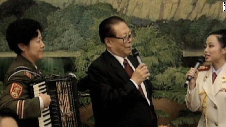  Watch highlights from Jiang Zemin's career 