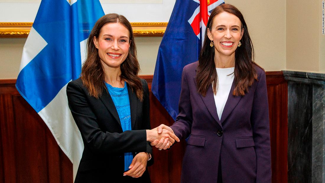 Leaders of New Zealand and Finland hit back at reporter's question on age and gender