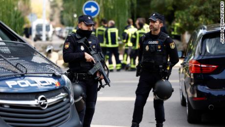 Explosion at Ukraine embassy in Madrid injures one person, officials say