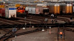 221130142529 freight trains us railroad 0914 hp video Railroad workers aren't the only Americans without paid sick leave