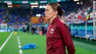 CAEN, 16-02-2022 ,Stade Michel d'Ornano Tournoi de France, Dutch  Eredivisie, Season 2021/ 2022,referee Stephanie Frappart during the match  Brasil - Netherlands (women) 1-1 (Photo by Pro Shots/Sipa USA) *** World  Rights Except