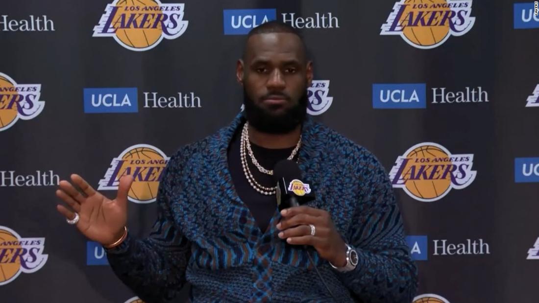 Video: LeBron James calls out reporters for failing to ask about Jerry Jones photo – CNN Video