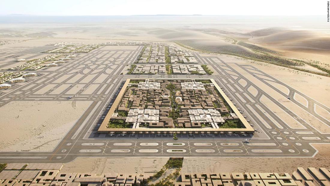Saudia Arabia plans one of the world's biggest airports
