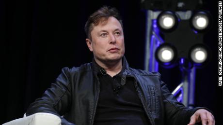 Elon Musk, Founder and Chief Engineer of SpaceX, speaks during the Satellite 2020 Conference in Washington, DC, United States on March 9, 2020. 