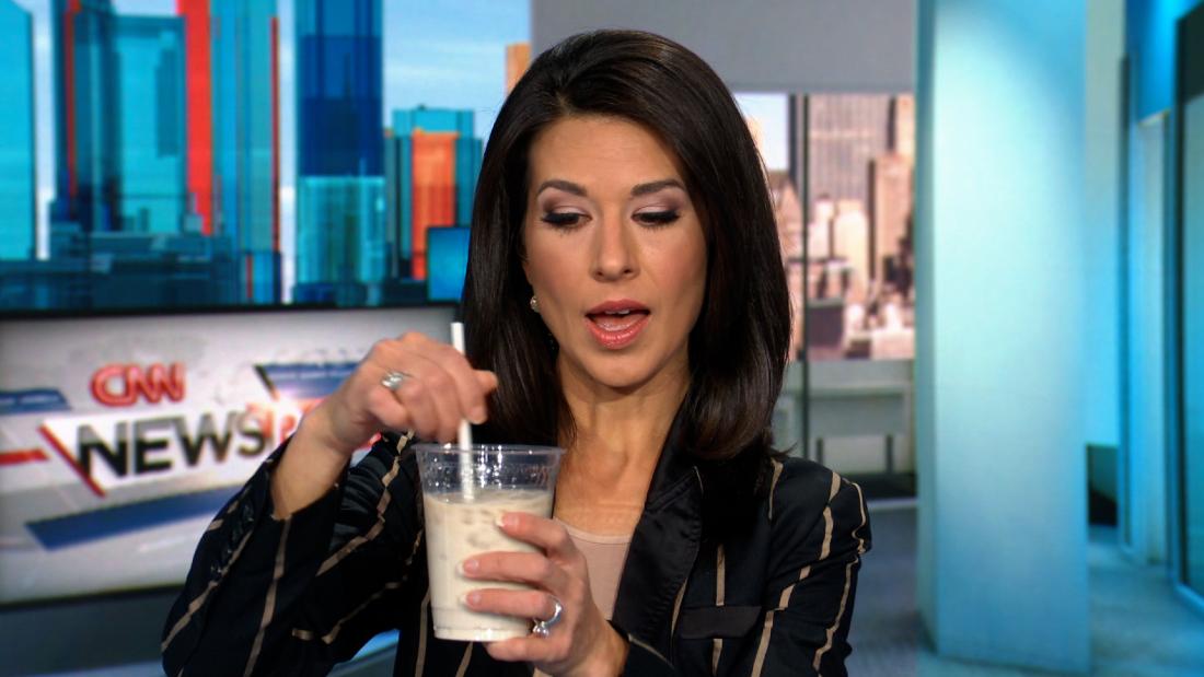 CNN anchor tries Pepsi and milk. See her reaction