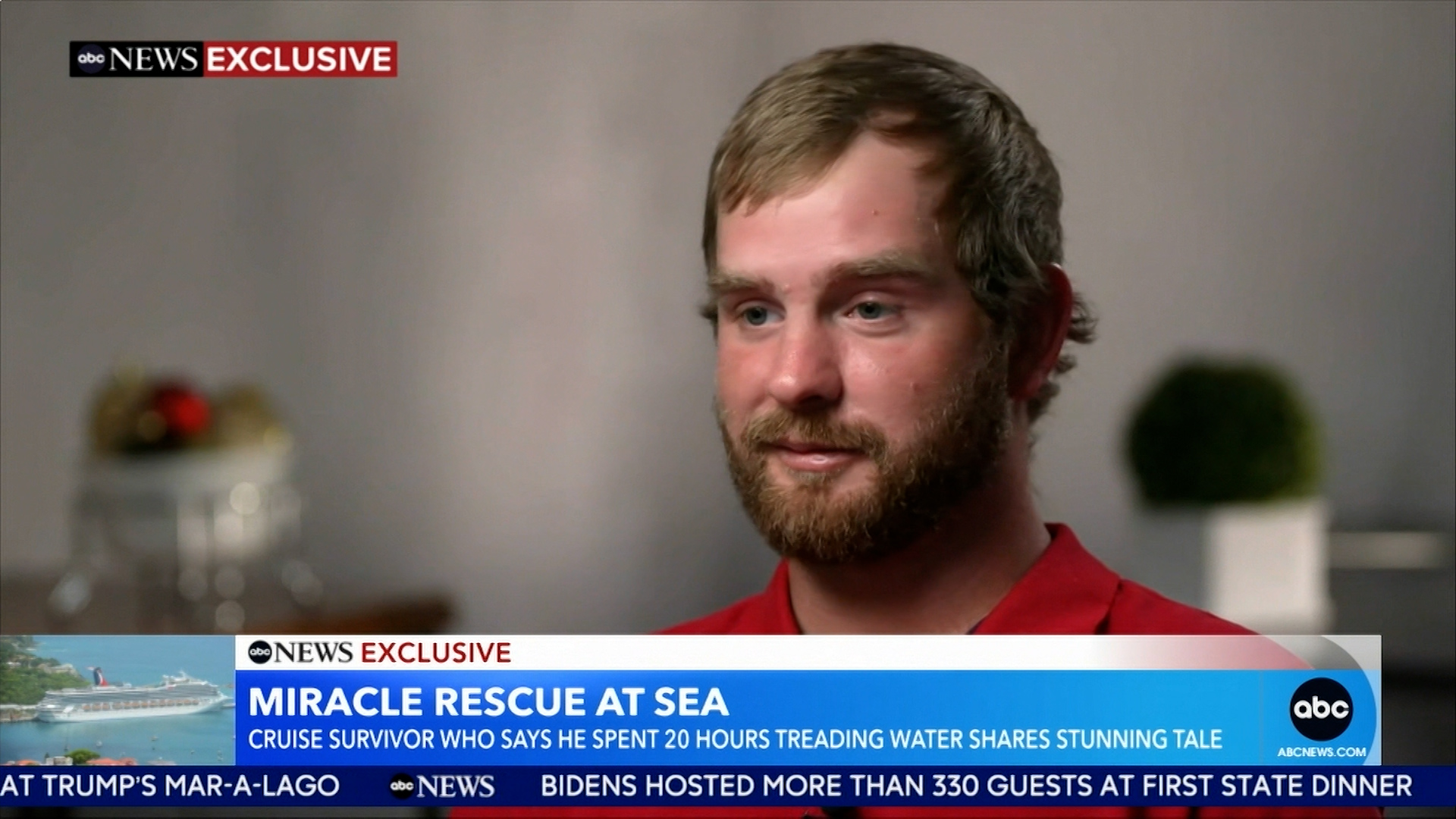 Carnival cruise ship passenger who fell overboard recounts harrowing experience pic