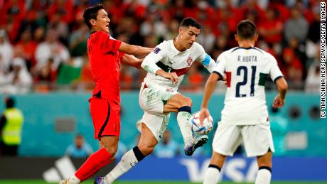 Ronaldo was substituted during Portugal&#39;s dramatic defeat to South Korea Friday.