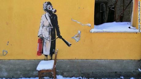 Banksy mural theft ringleader could face 12 years in jail, Ukraine says