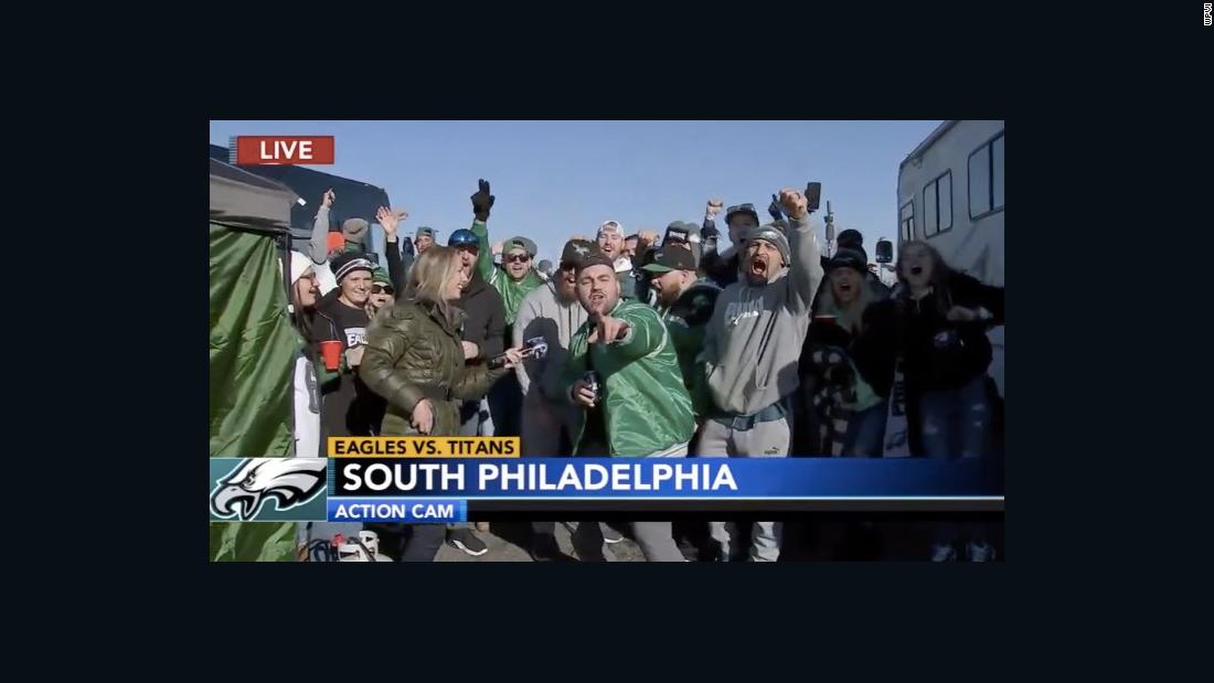 Family throws surprise birthday party at Eagles tailgate for Vietnam vet