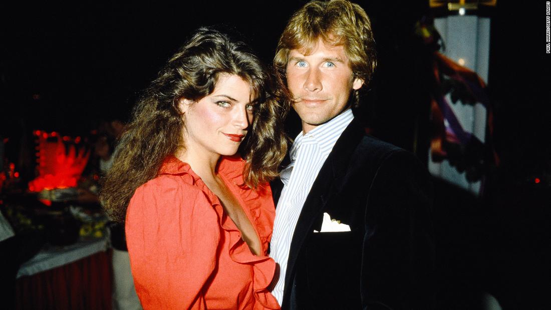 Alley with her future second husband Parker Stevenson in Aspen, Colorado, in 1979. The couple was married from 1983 to 1997 and share two children.