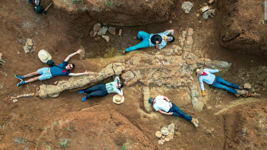 Plesiosaur Fossil hunters in Australia discover 100 million-year-old skeleton pic