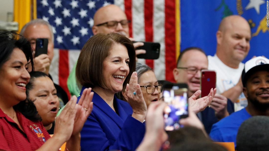 US Sen. Catherine Cortez Masto, surrounded by supporters from local unions, celebrates her reelection at a news conference in Las Vegas on November 13. &lt;a href=&quot;https://www.cnn.com/2022/11/12/politics/catherine-cortez-masto-nevada-senate&quot; target=&quot;_blank&quot;&gt;Her projected win&lt;/a&gt; meant that the Democratic Party would maintain control of the Senate.